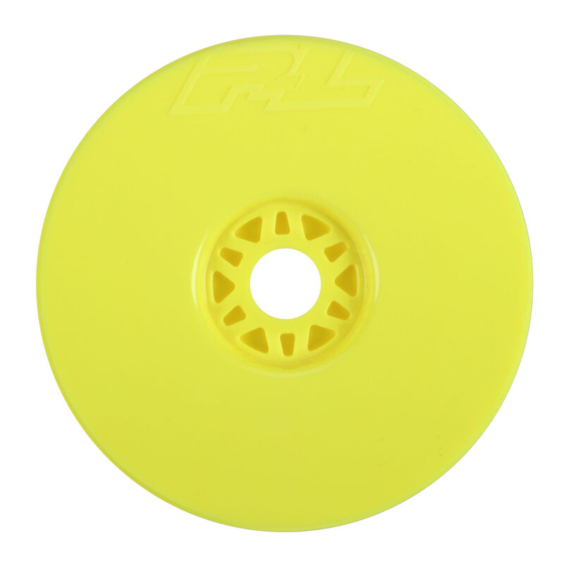 Pro Line 1/8 Velocity Front/Rear 17mm Buggy Wheels (4) Yellow