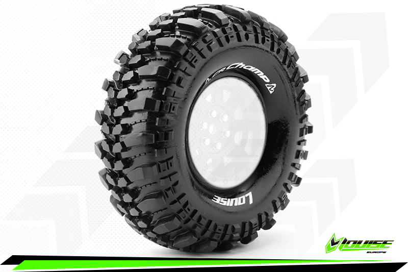 Louise RC-CR-CHAMP-1-10 Crawler Tires-Super Soft-for 1.9 Wheels