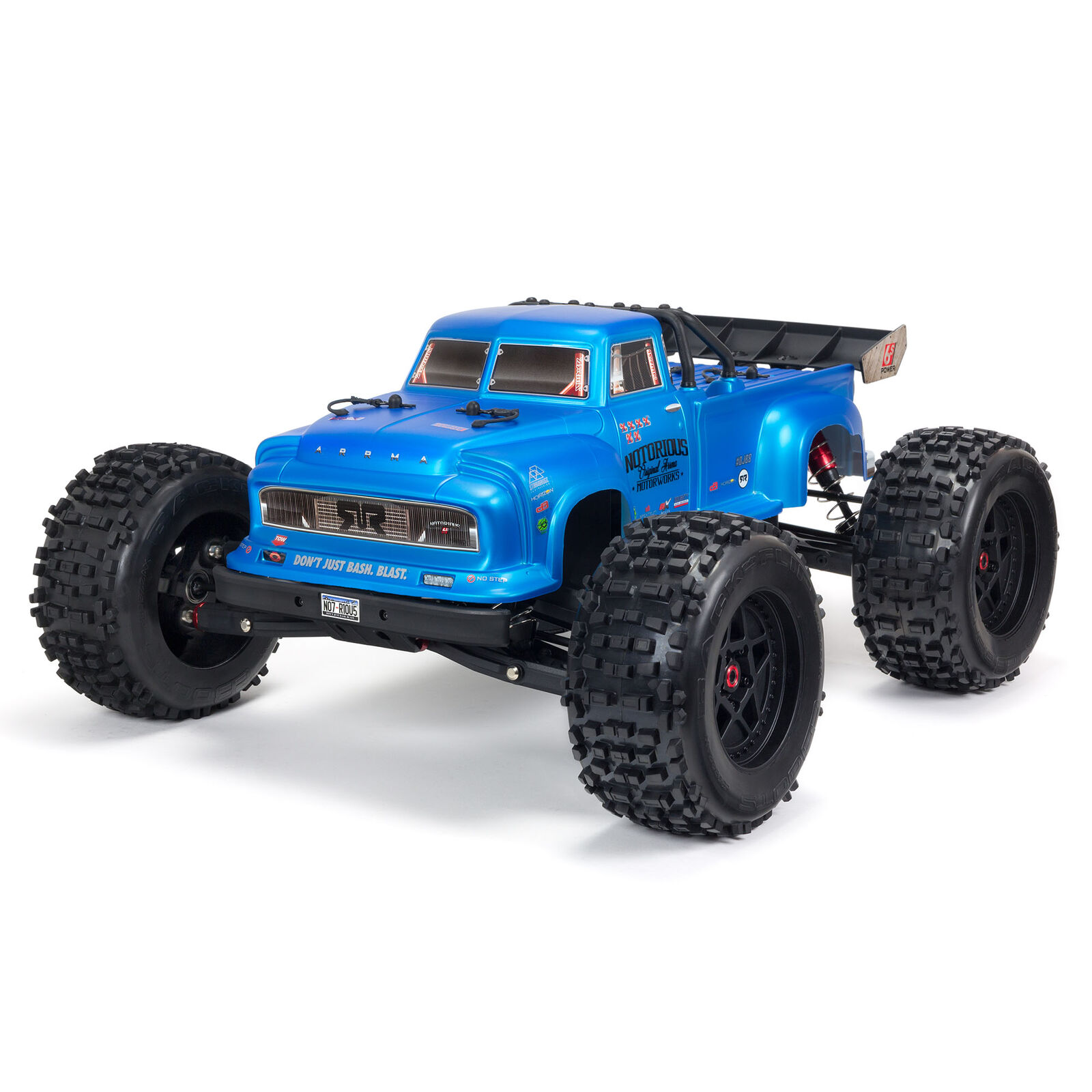  ARRMA 1/8 NOTORIOUS 6S V5 4WD BLX STUNT RC TRUCK WITH SPEKTRUM FIRMA RTR