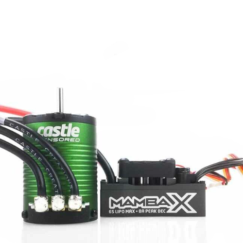 Castle Mamba X Sct , Sensored 25.2V WP Esc And 1410-3800Kv