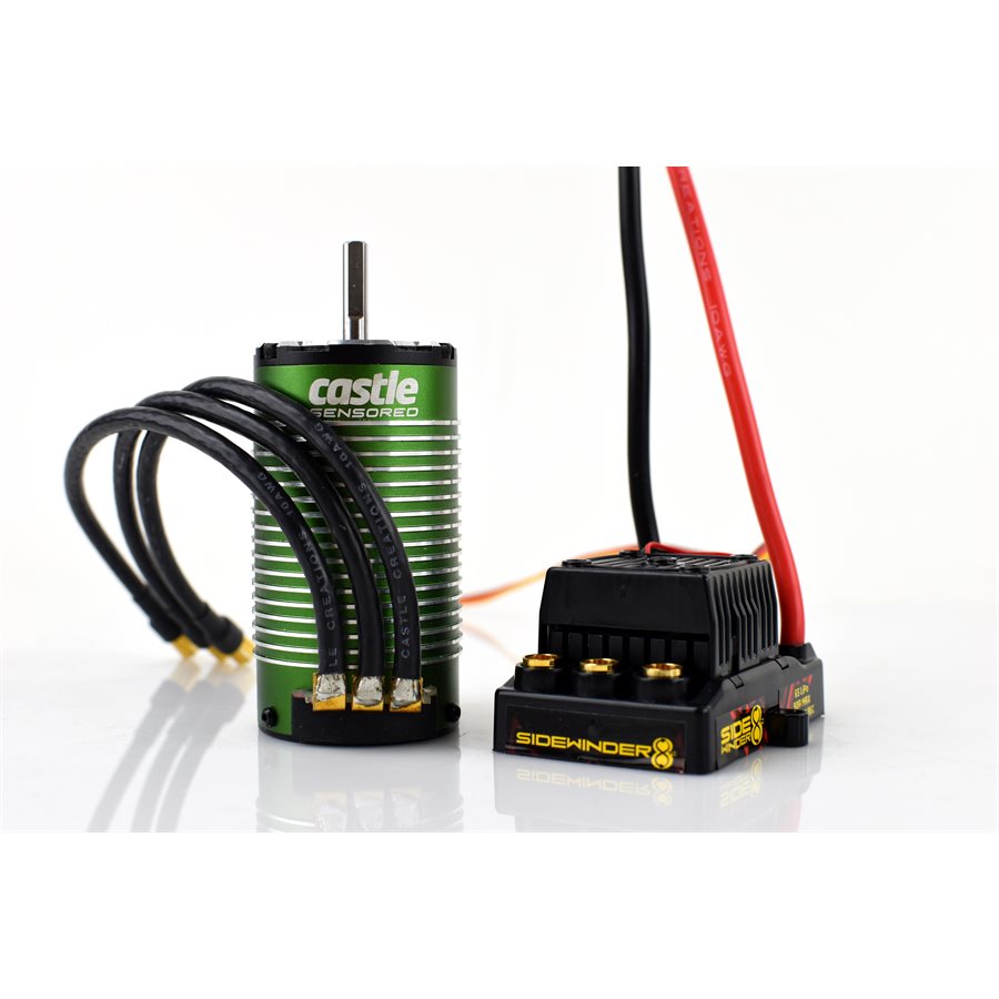 CASTLE SIDEWINDER 8TH SPORT 1:8TH SCALE COMBO WITH 1515-2200KV SENSORED MOTOR