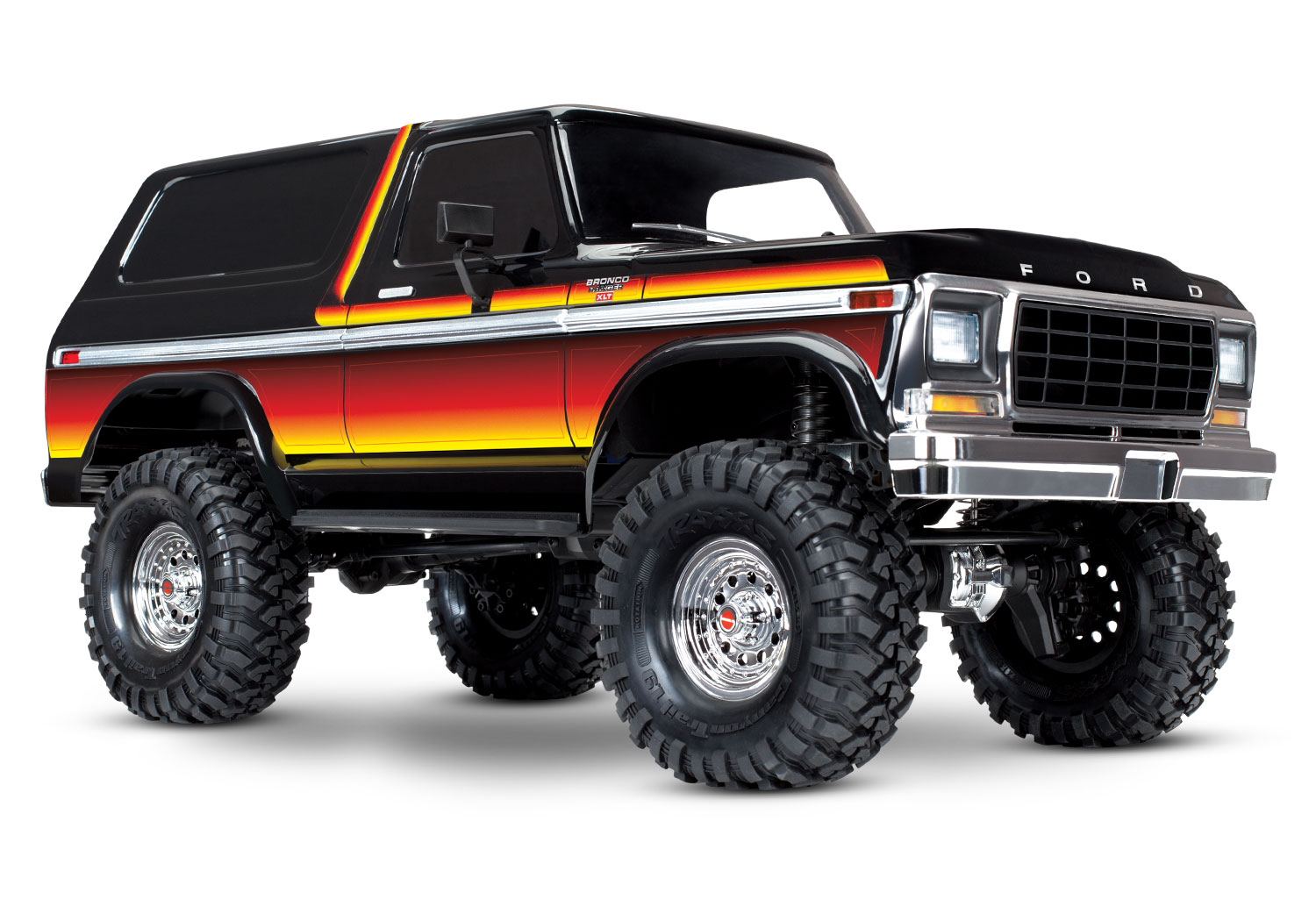 Traxxas TRX-4 1/10 Trail Crawler Truck w/'79 Bronco Ranger XLT Body (Sunset) w/TQi 2.4GHz Radio